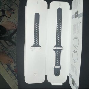 Nike Apple Watch band dark grey. 45mm